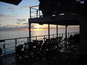 QM2-0001 North Sea Sunset