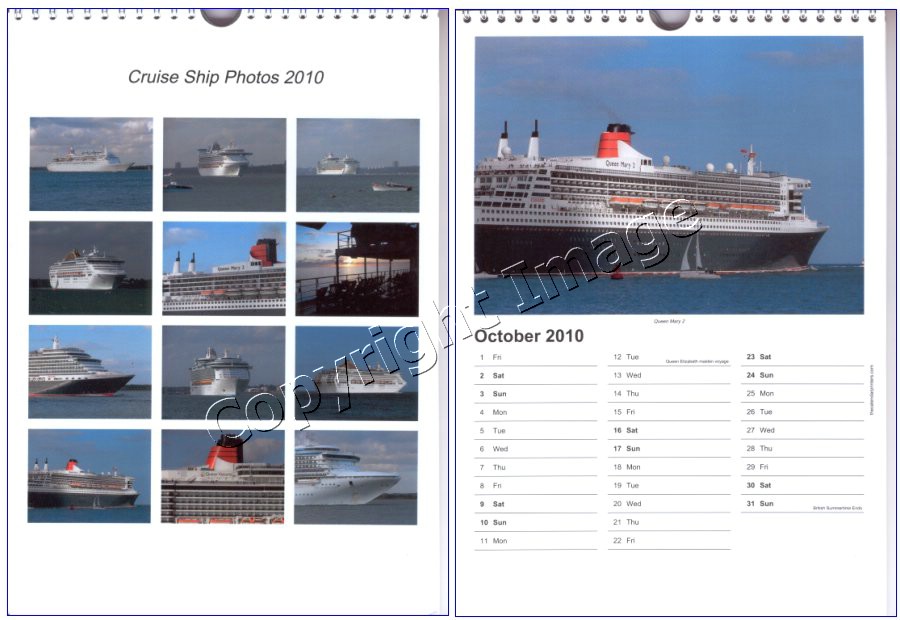 A4 wall calendar