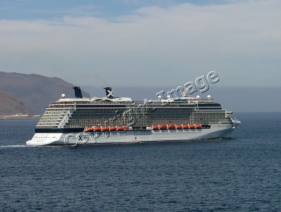 Celebrity Reflection leaving Tennerife