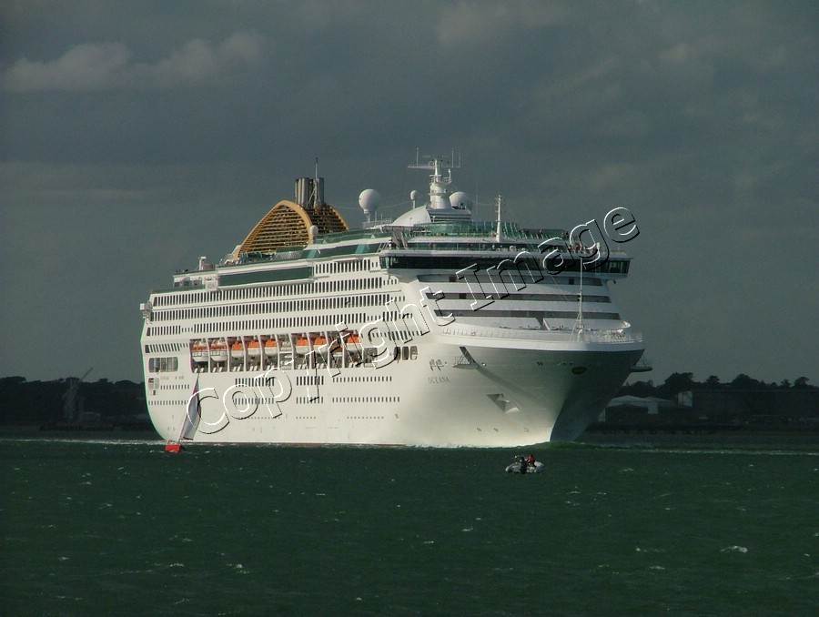 Oceana in Southampton water 29 August 2009